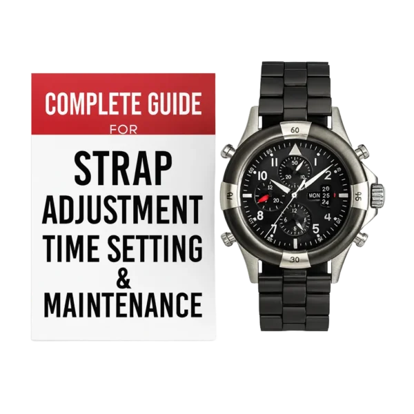 Complete Guide for strap adjustment, Time Setting Maintainance